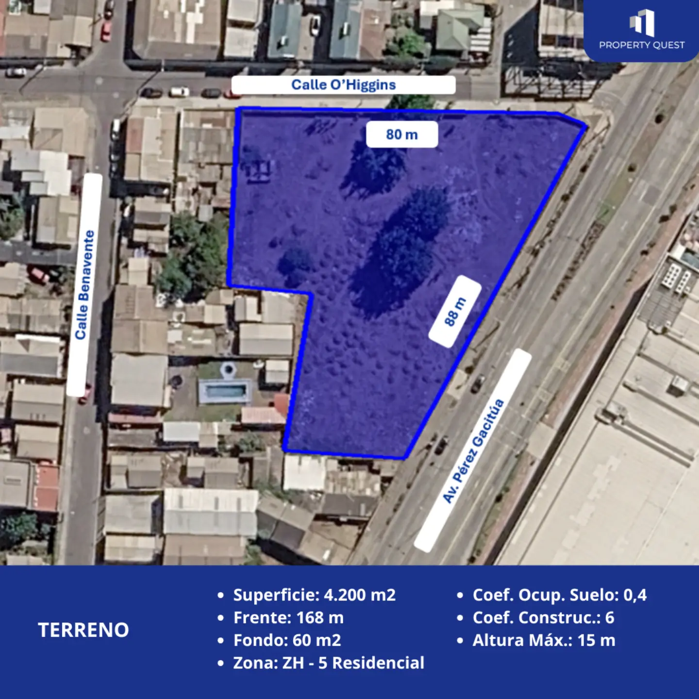 TERRENO Pérez Gacitúa, Talcahuano